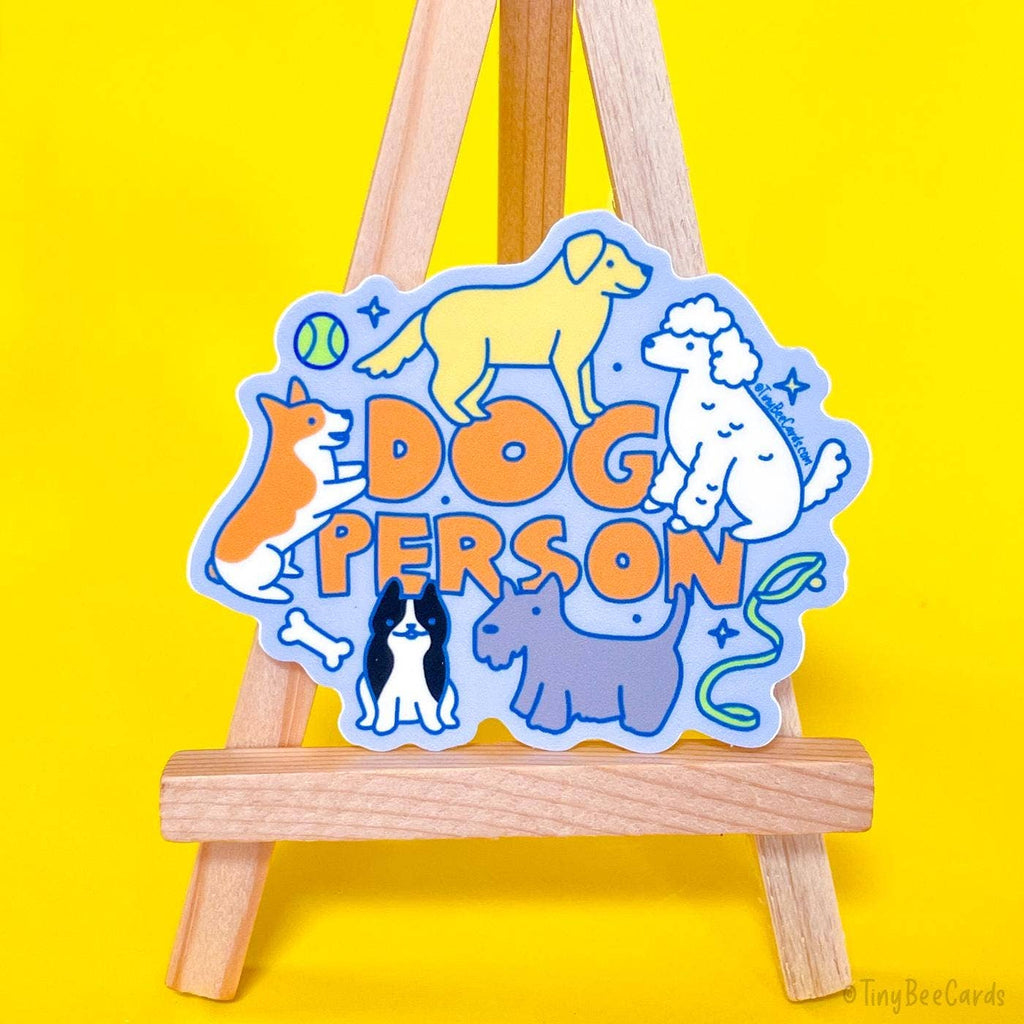 Tiny Bee Cards - Dog Person Vinyl Sticker Tia Chucha's Centro Cultural & Bookstore