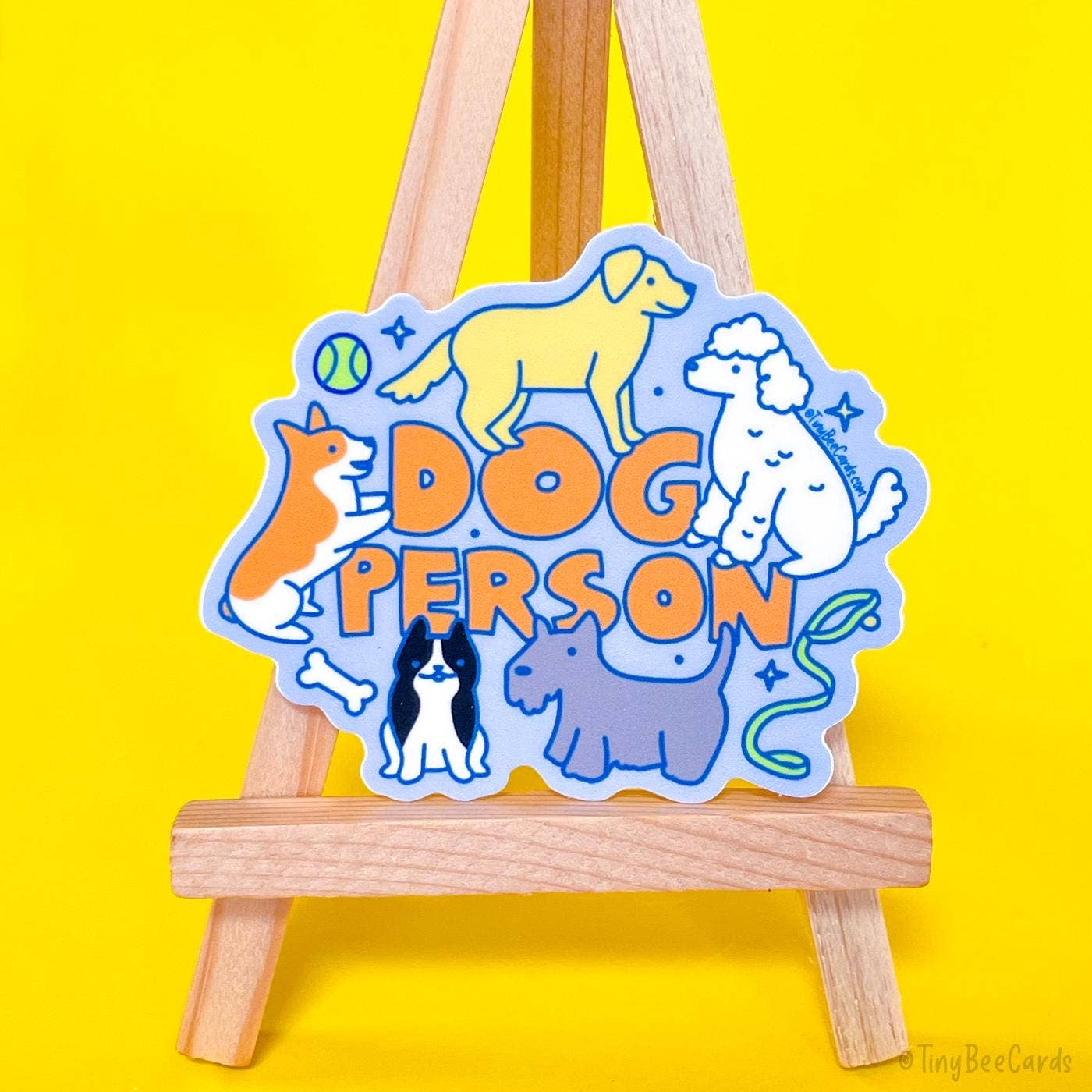 Tiny Bee Cards - Dog Person Vinyl Sticker Tia Chucha's Centro Cultural & Bookstore