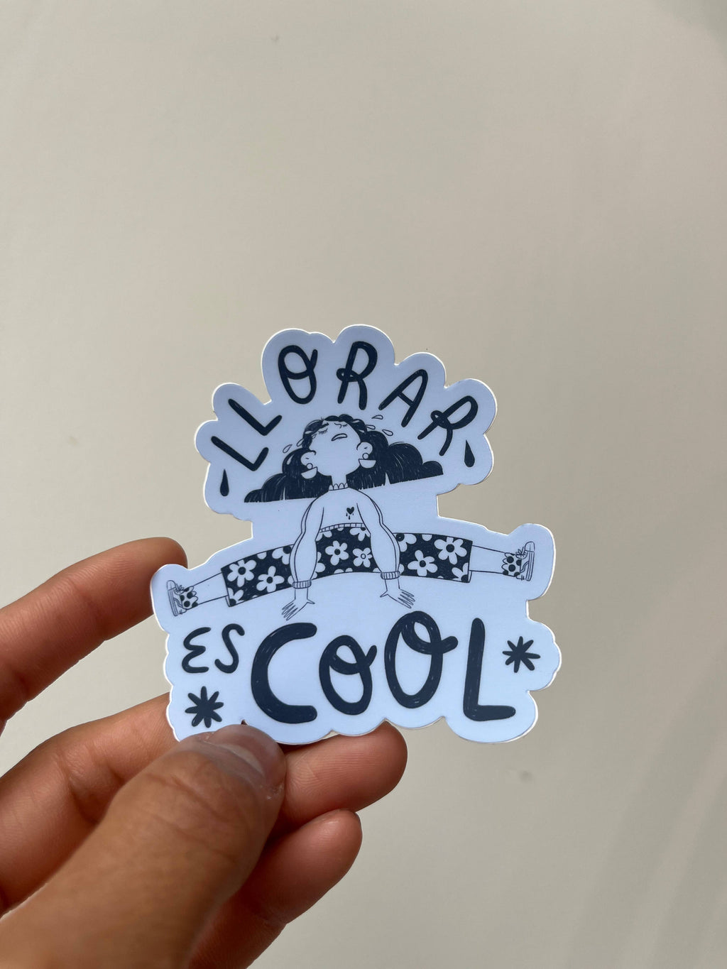 Llorar Es Cool Sticker Tia Chucha's Centro Cultural & Bookstore