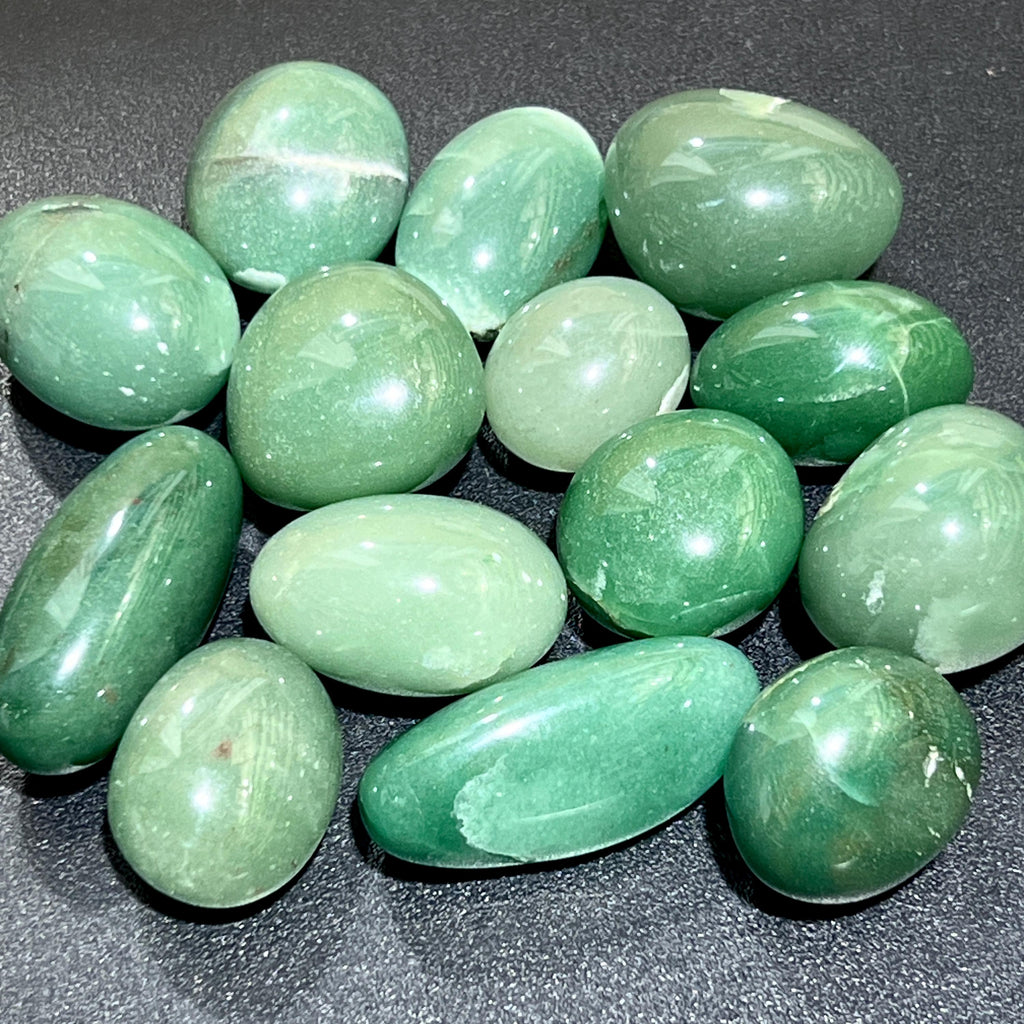 Green Quartz Tumbled (By The Piece Or Pound) Bulk Wholesale Lot Polished Gemstones Amazing Crystals