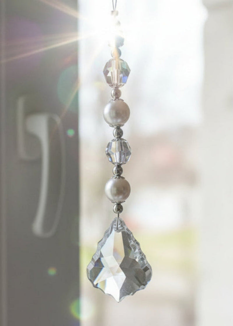 1.5 inch Crystal French Cut Suncatcher Fashion Hut Jewelry
