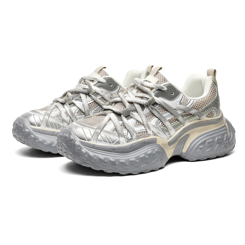 S8888 Champagne Tire Sneakers Niepce