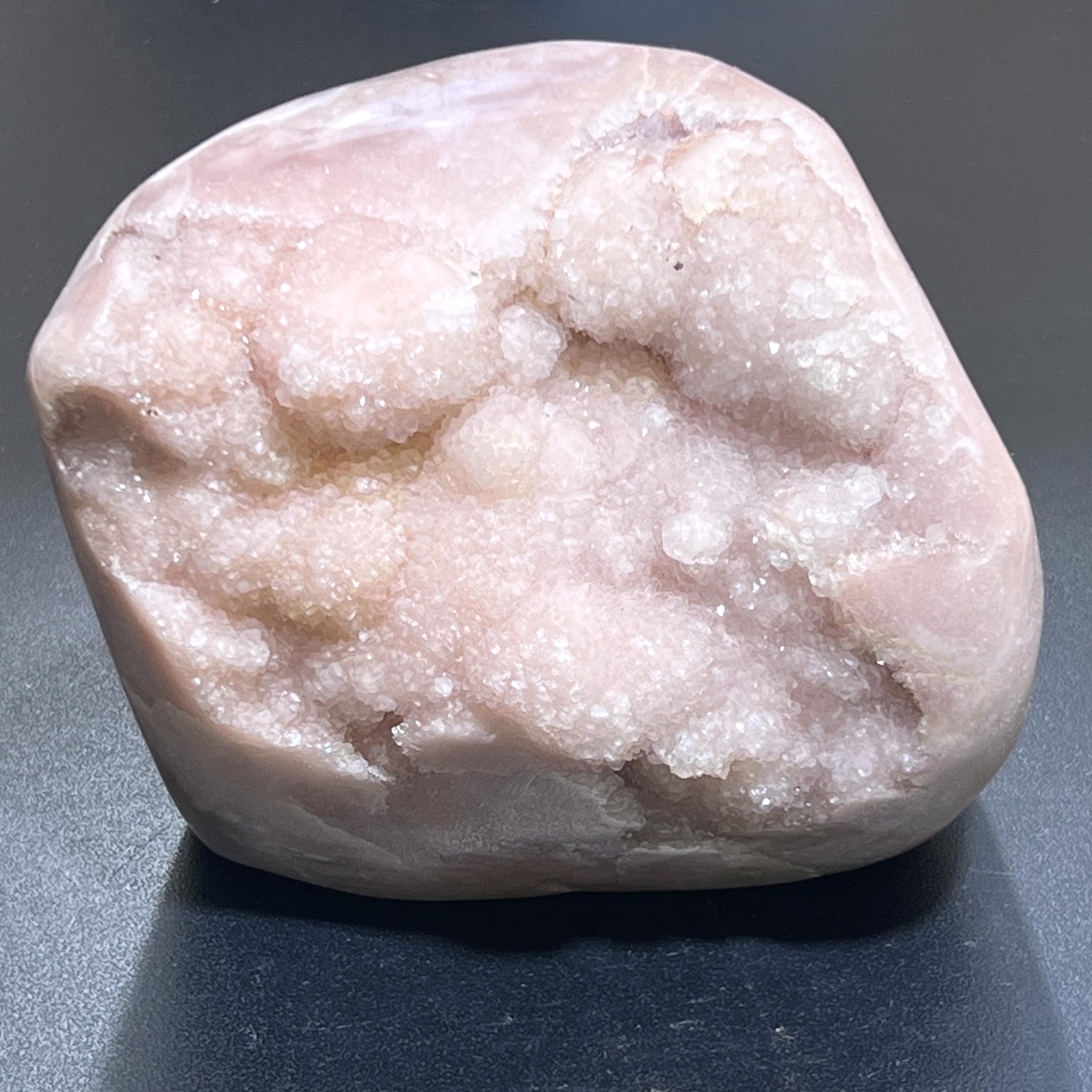 Large Pink Amethyst Druzy Crystal Cluster Standing Freeform Select Polished Carving Amazing Crystals