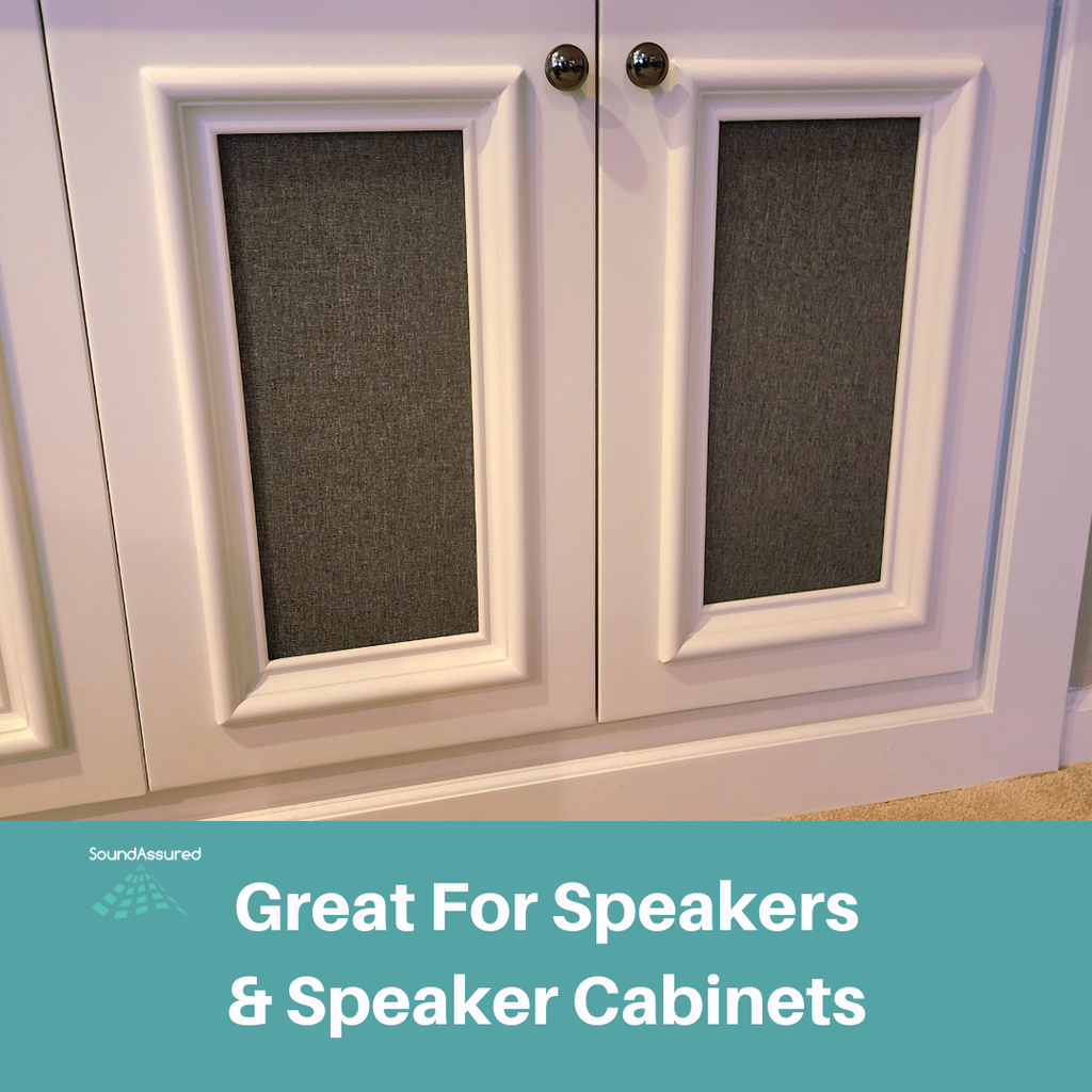 Dual Layer Acoustic Fabric for DIY Panels & Speakers SoundAssured