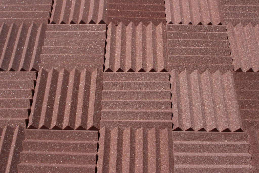 Easy Mount Acoustic Foam Kit - 12x12x2" Acoustic Foam Panels With Adhesive - Wedge Style - 4 Pack SoundAssured