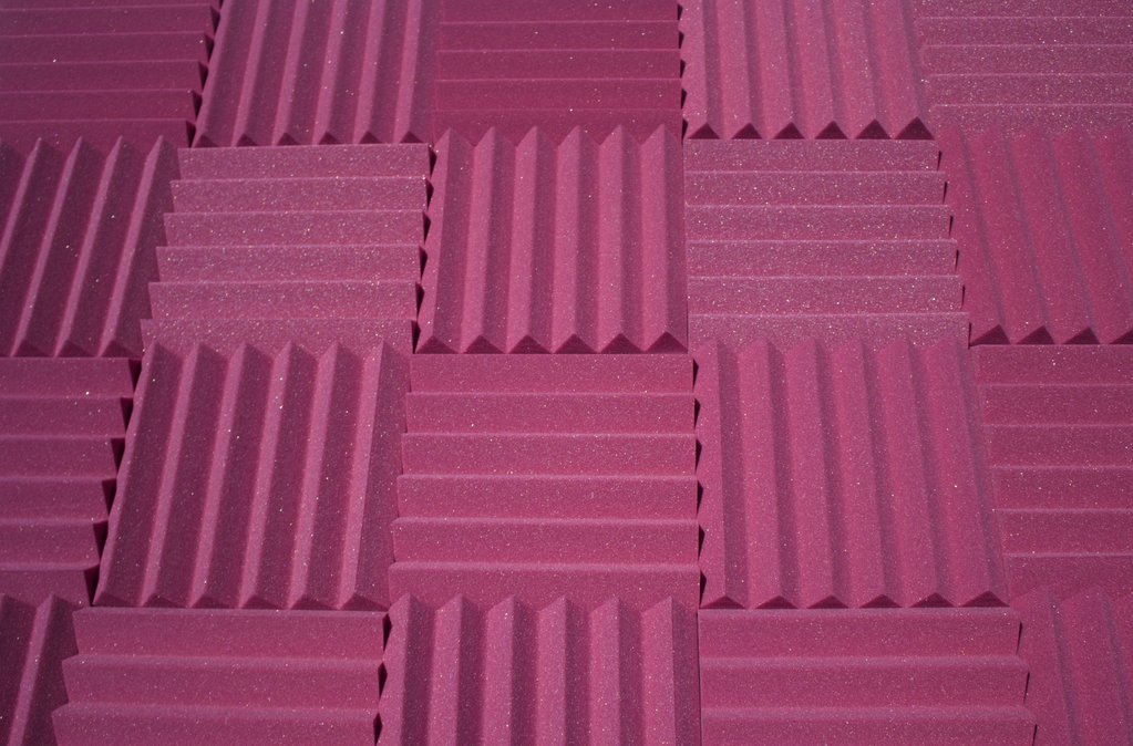 Easy Mount Acoustic Foam Kit - 12x12x2" Acoustic Foam Panels With Adhesive - Wedge Style - 4 Pack SoundAssured