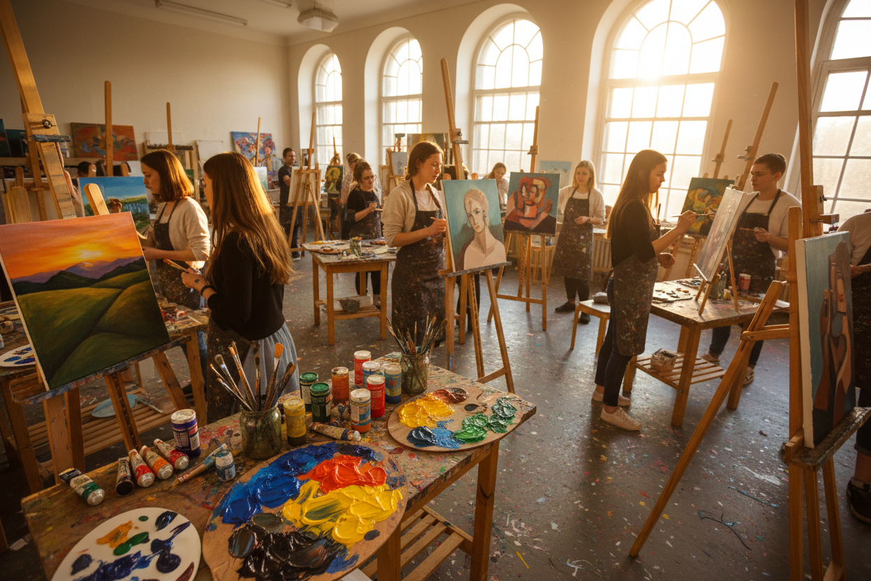acrylic paint class