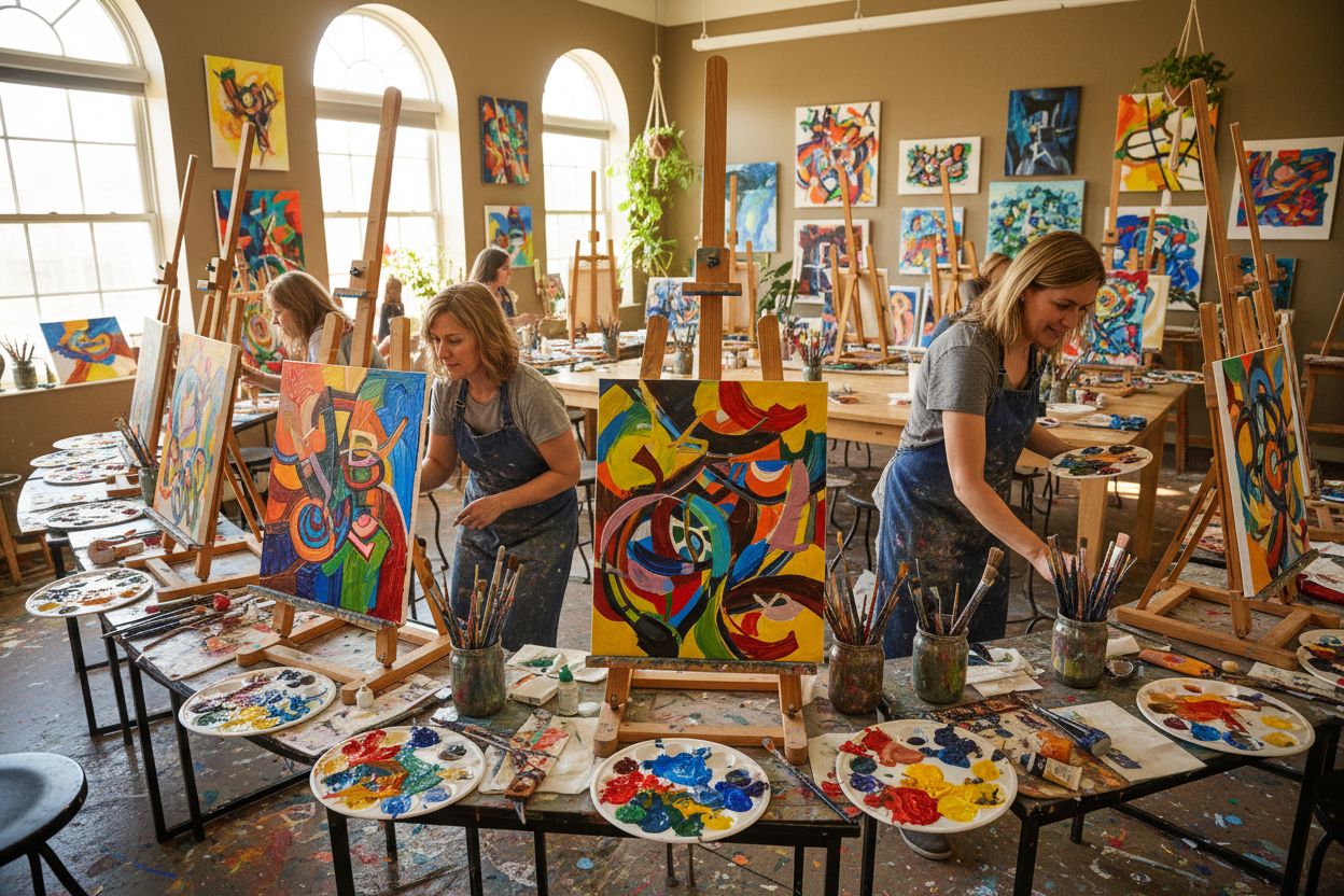 acrylic paint class