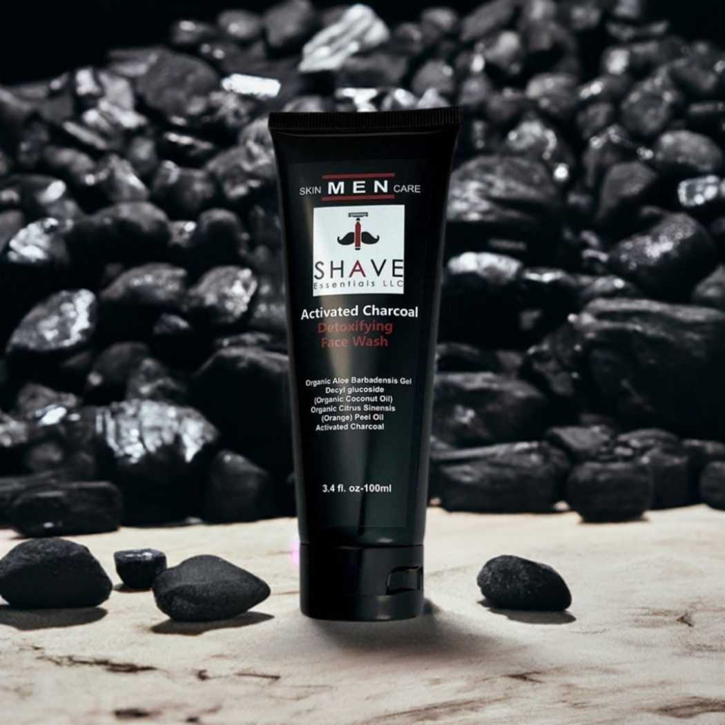 Activated Charcoal Face Wash Shave Essentials