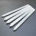 Selenite Crystal Wand Point Thin Pencil Shaped Crystal Carving Amazing Crystals