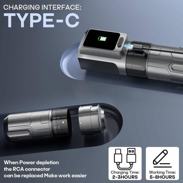 POSEIDON-S-LUXE DUAL POWER TATTOO PEN SET – WIRELESS FREEDOM MEETS WIRED PRECISION INKSOULSUPPLY.COM
