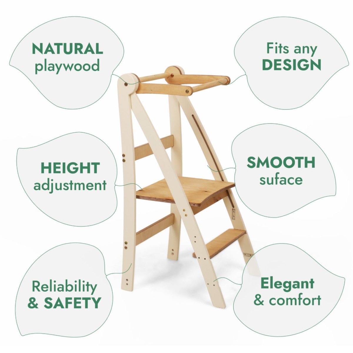 Adjustable learning tower - Kids Step Stool Goodevas B2B
