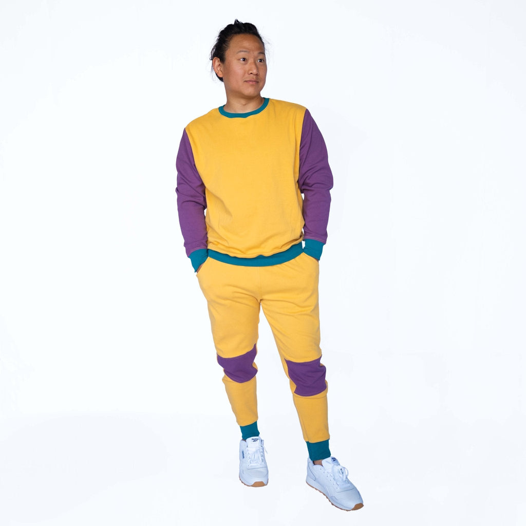 Adult Colorblock Joggers Peace House Studio