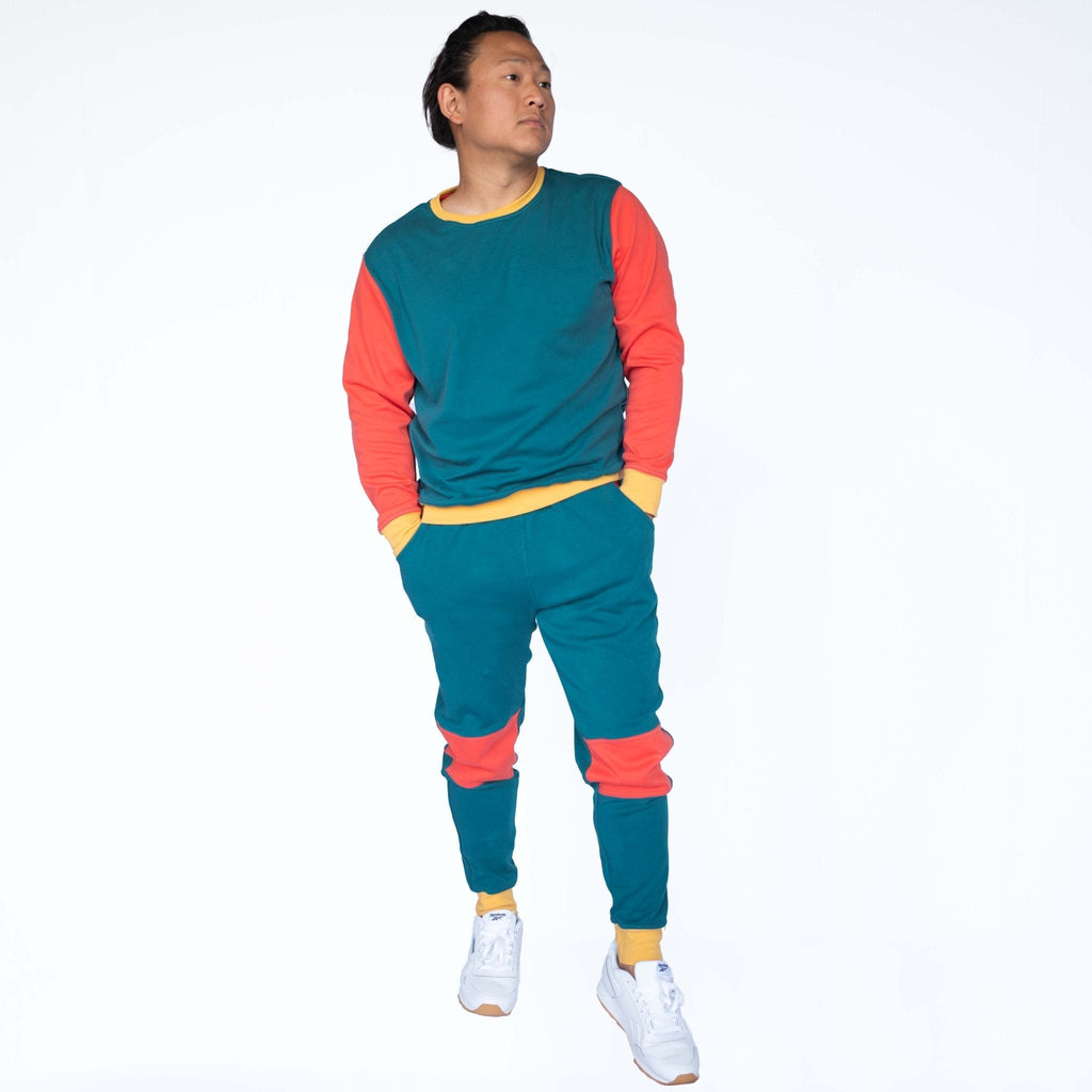 Adult Colorblock Joggers Peace House Studio
