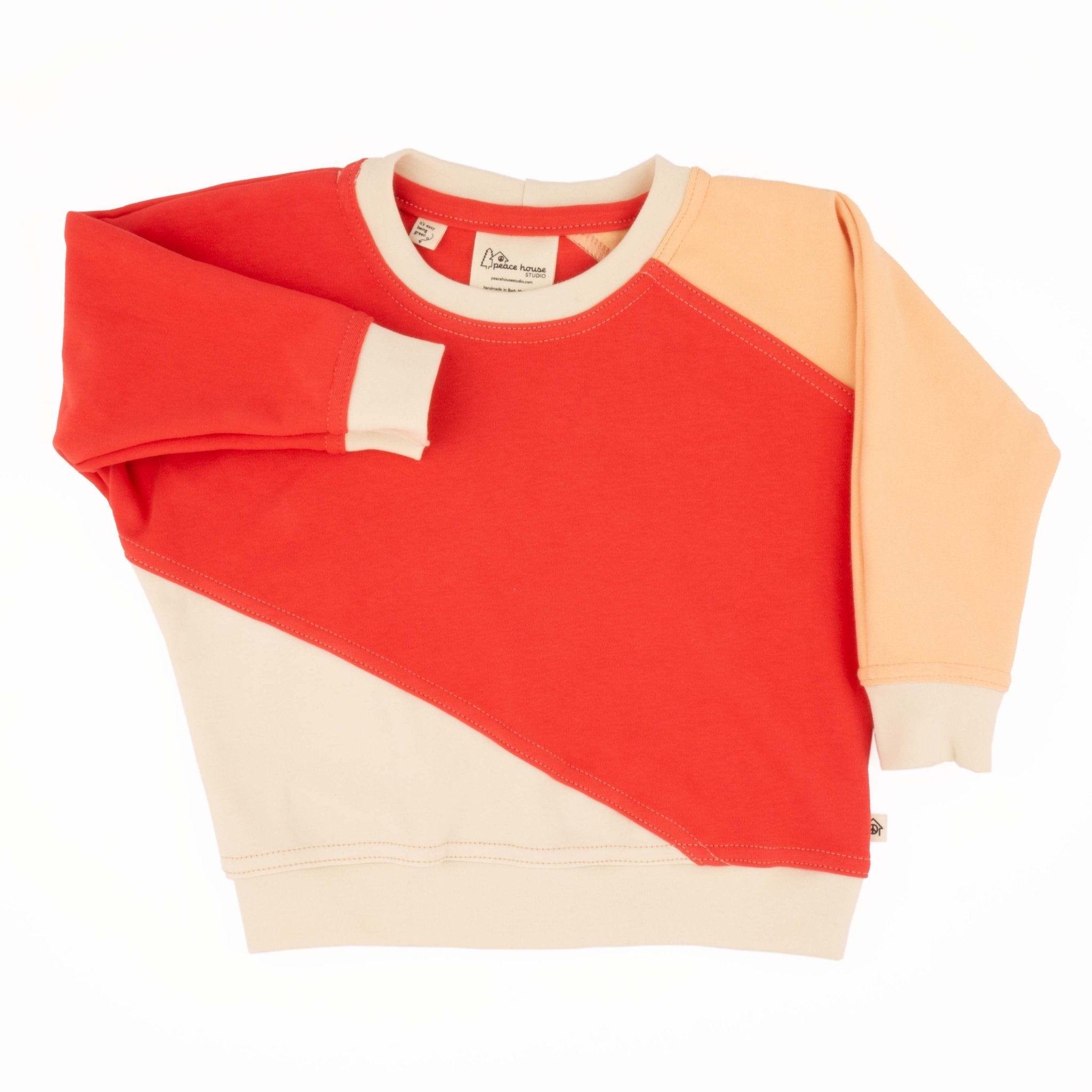Adult Diagonal Colorblock Peace House Studio