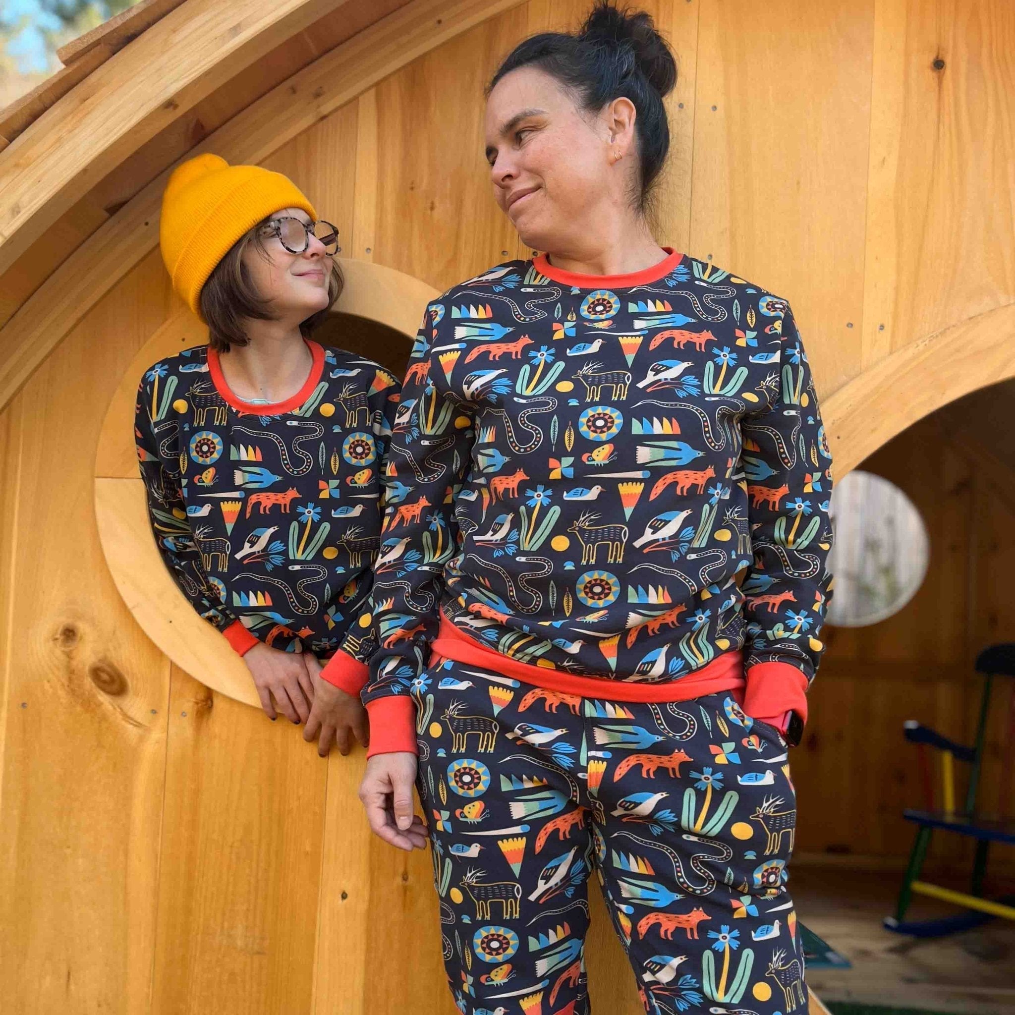 Adult Print Joggers Peace House Studio