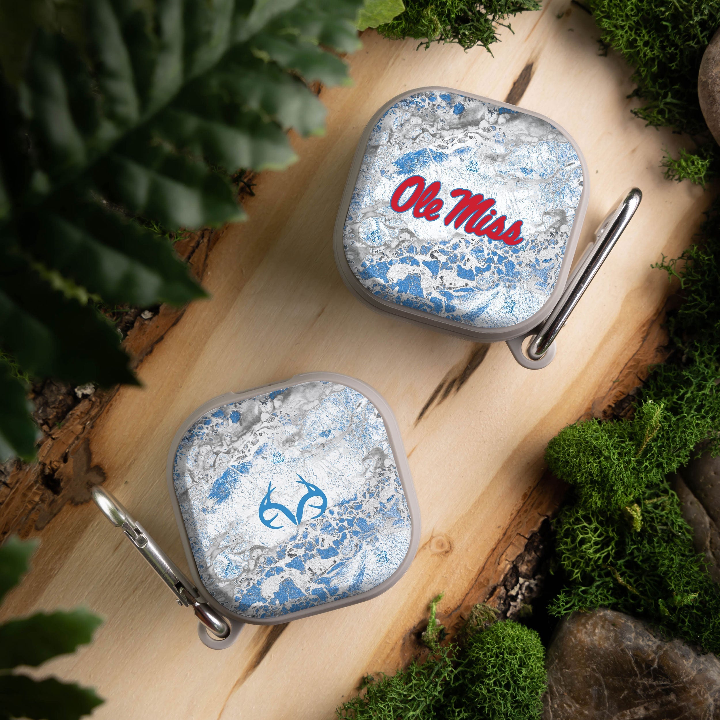 Mississippi Ole Miss Realtree HDX Samsung Galaxy Buds Pro & Buds Live Case Cover Affinity Bands