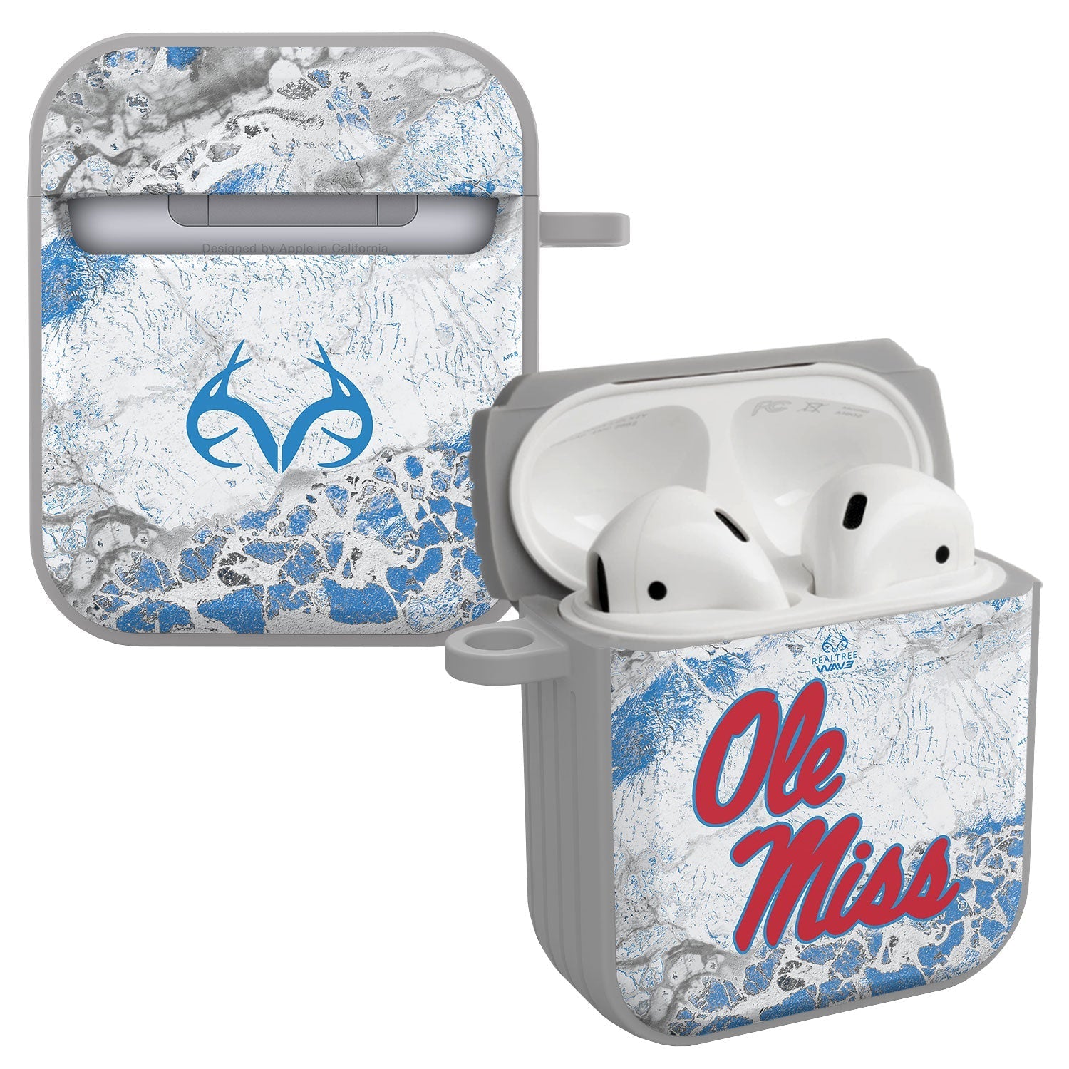 Mississippi Ole Miss Realtree HDX Apple AirPods Gen 1 & 2 Case Cover Affinity Bands