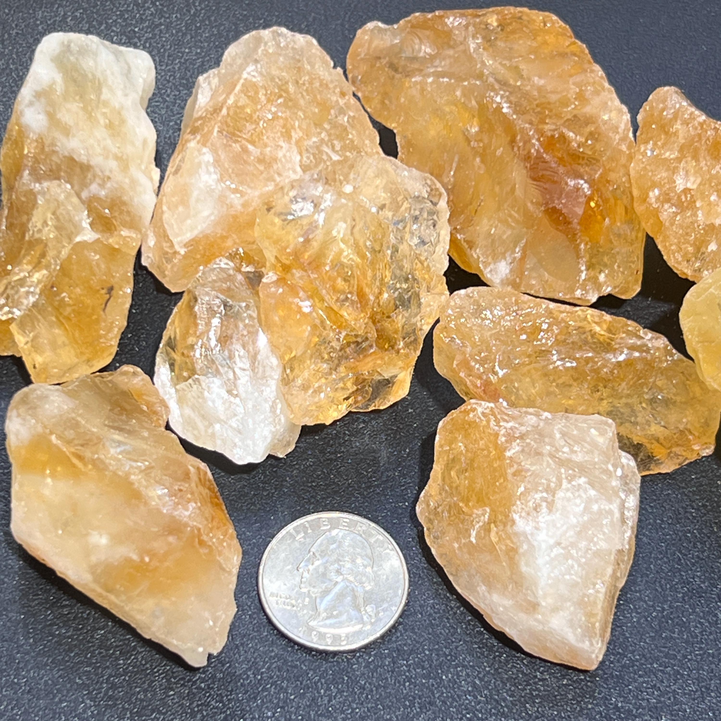Large Citrine Crystals Rough Raw Stones (By The Piece or Pound) Wholesale Amazing Crystals