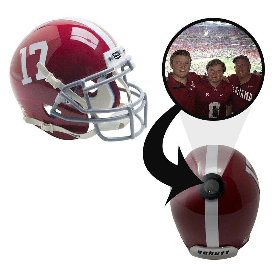 Alabama Crimson Tide College Football Collectible Mini Helmet - Picture Inside - FANZ Collectibles Fanz Collectibles