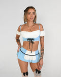 Alice Wonder Crop Top SUSPEX Rave Outfits