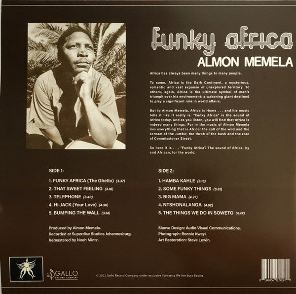 Almon Memela - Funky Africa | Mint (M) Mint (M) Love Vinyl Records