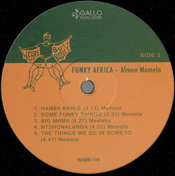 Almon Memela - Funky Africa | Mint (M) Mint (M) Love Vinyl Records