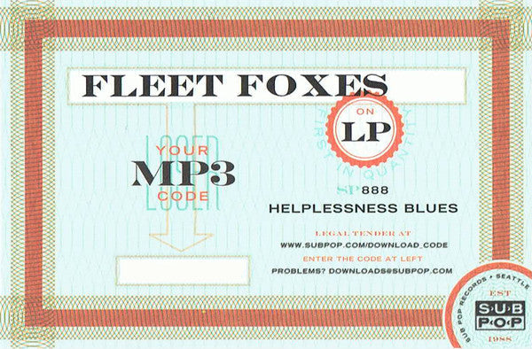 Fleet Foxes - Helplessness Blues (2x VINYL) | Mint (M) Mint (M) Love Vinyl Records
