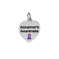 Alzheimer's Awareness Heart Charms The Awareness Company