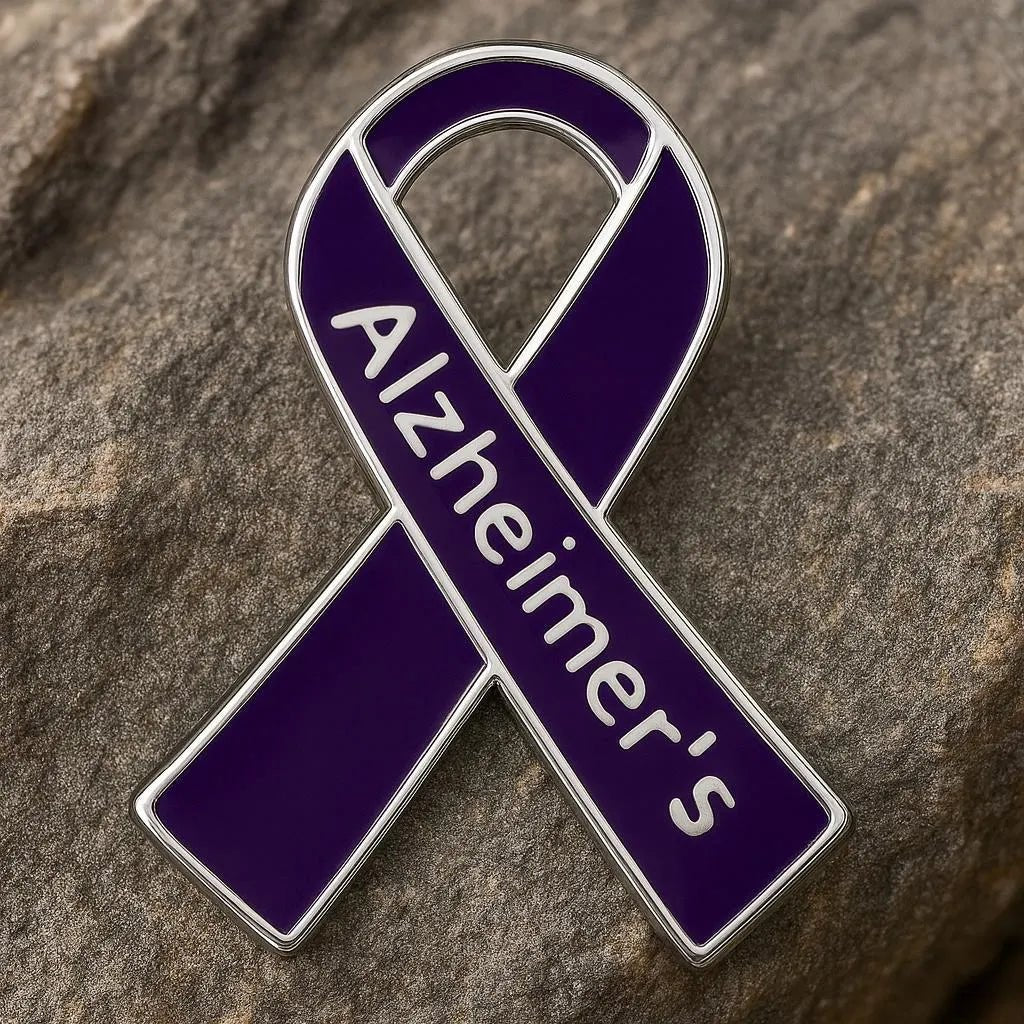 Alzheimer's Awareness Ribbon Pins The Awareness Company