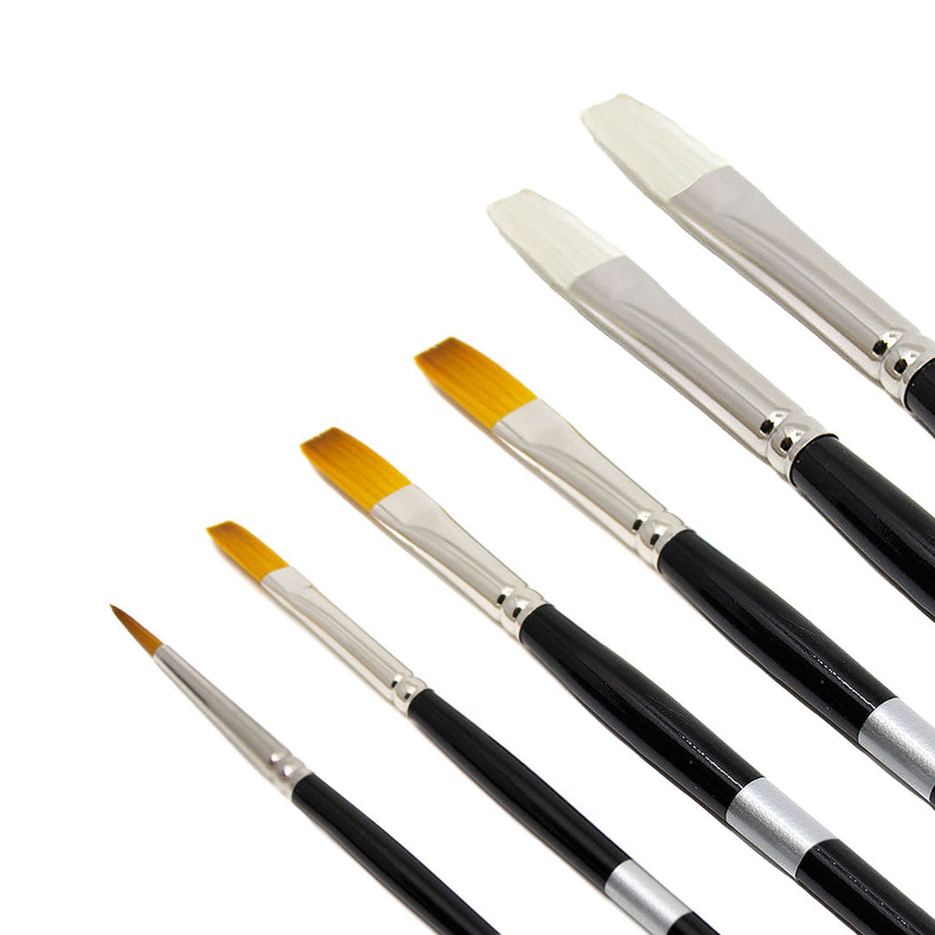 Andrew Cadima 6-Piece Trekell Artist Brush Set For Oil & Acrylic Painting Trekell Art Supplies