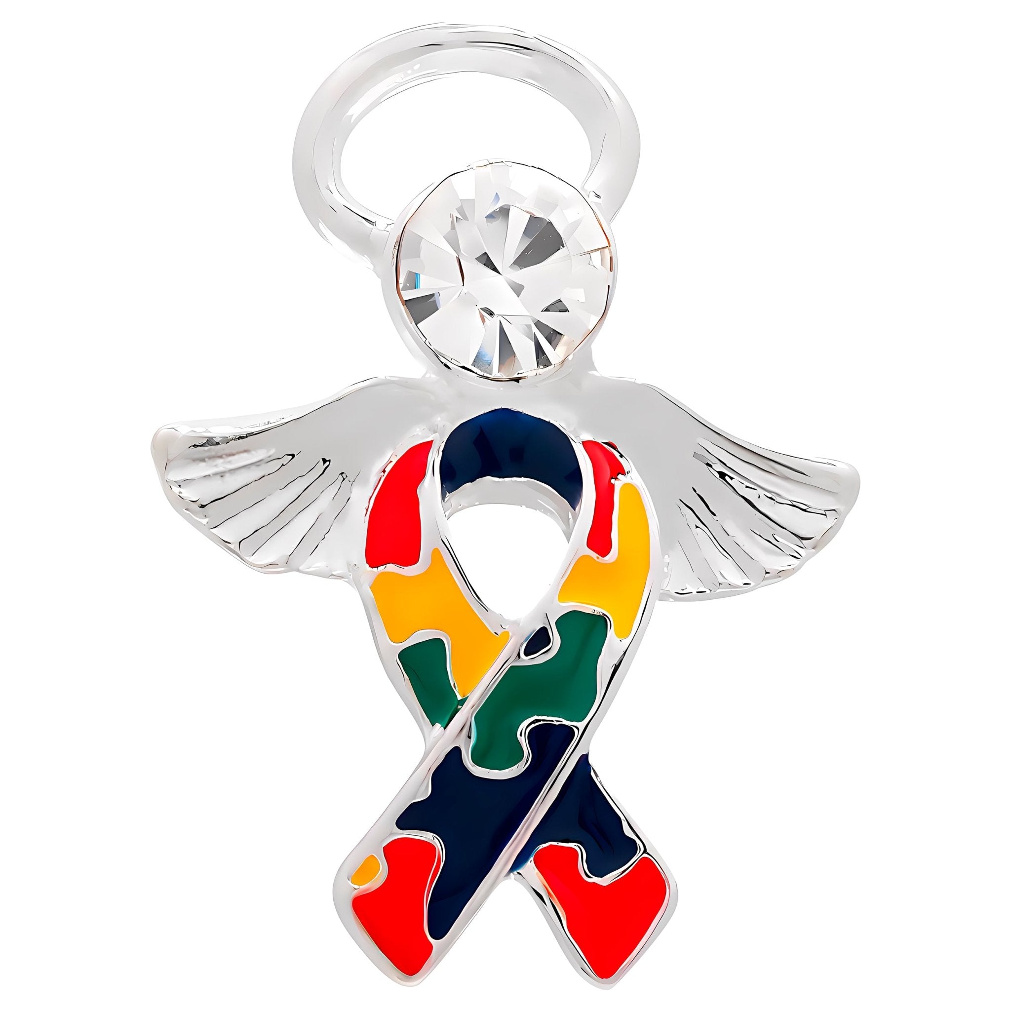 Angel Autism Ribbon Pins The Awareness Company