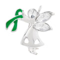 Angel By My Side Green Ribbon Pins The Awareness Company
