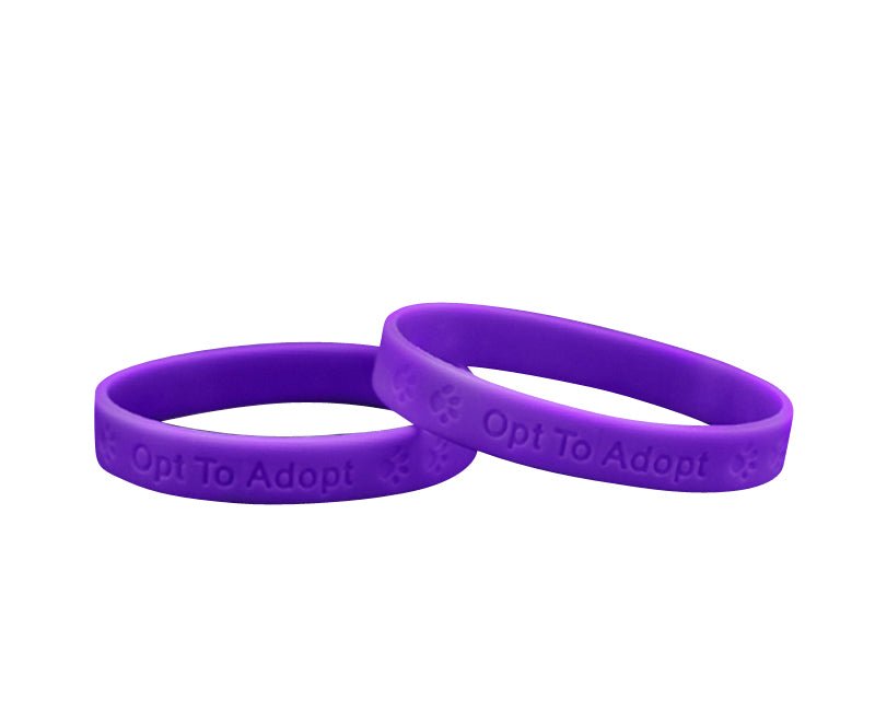 Animal Opt to Adopt Silicone Bracelets The Awareness Company