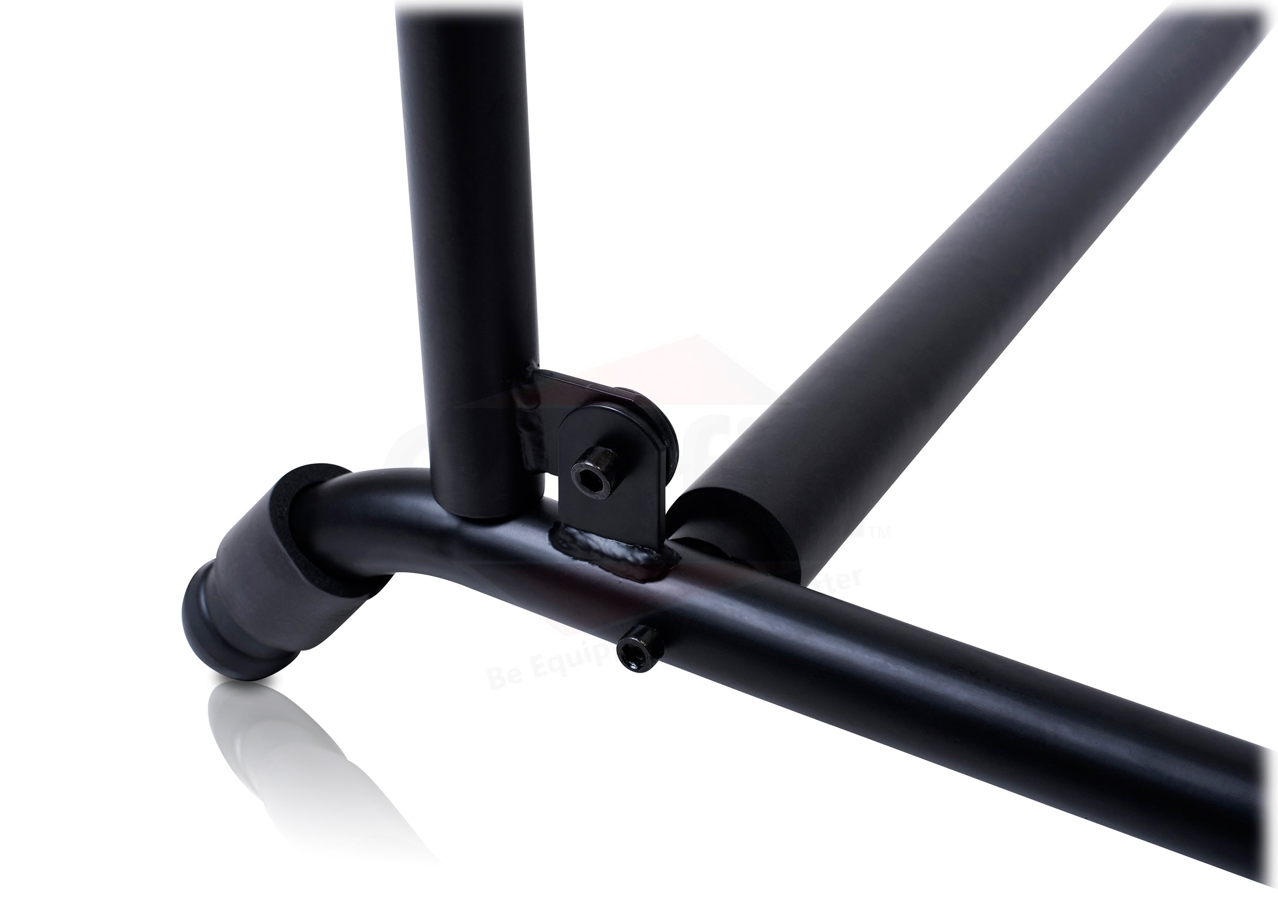 Three Guitar Rack Stand by GRIFFIN - Floor Storage Holder for Multiple Guitars - Neck Mount Support For Electric Acoustic Bass, Recording Studio Gear GeekStands.com