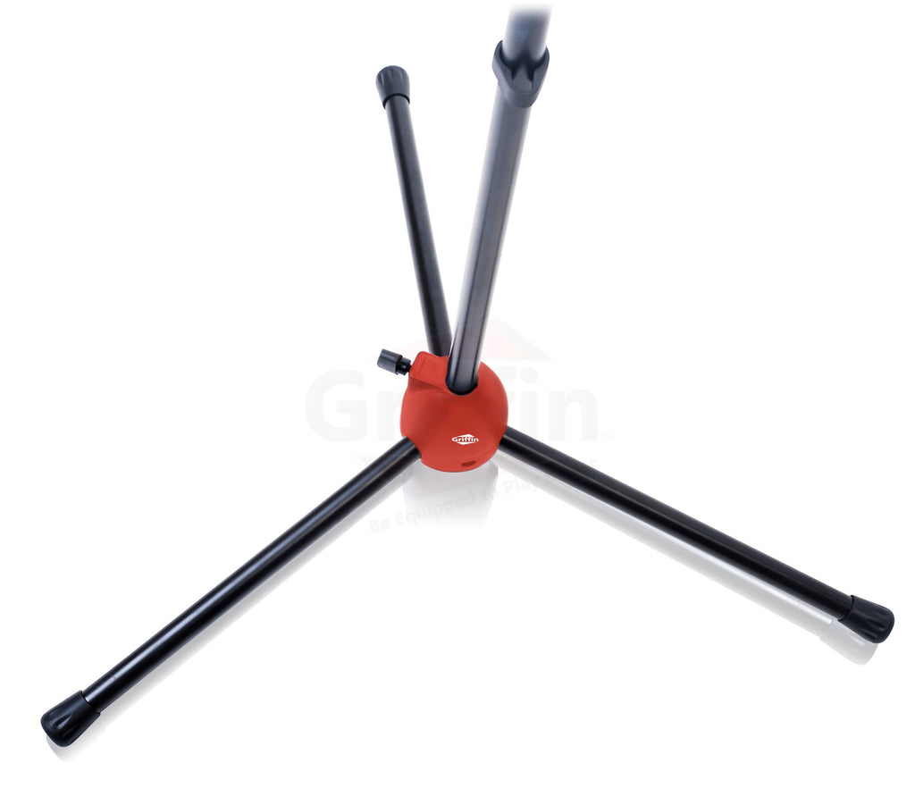 GRIFFIN Microphone Boom Stand, Cardioid Dynamic Mic, XLR Cable, & Clip (Pack of 2) | Telescoping Arm Holder | Tripod Mount | Vocal Unidirectional Singing Microphone | Home Recording Studio Accessories GeekStands.com