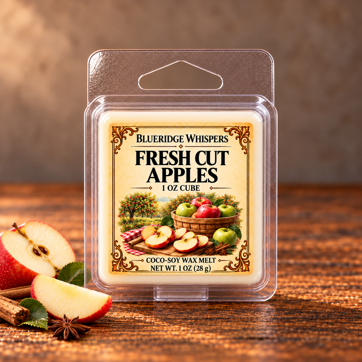 Fresh Cut Apples Scented Wax Melts Blue Ridge Whispers