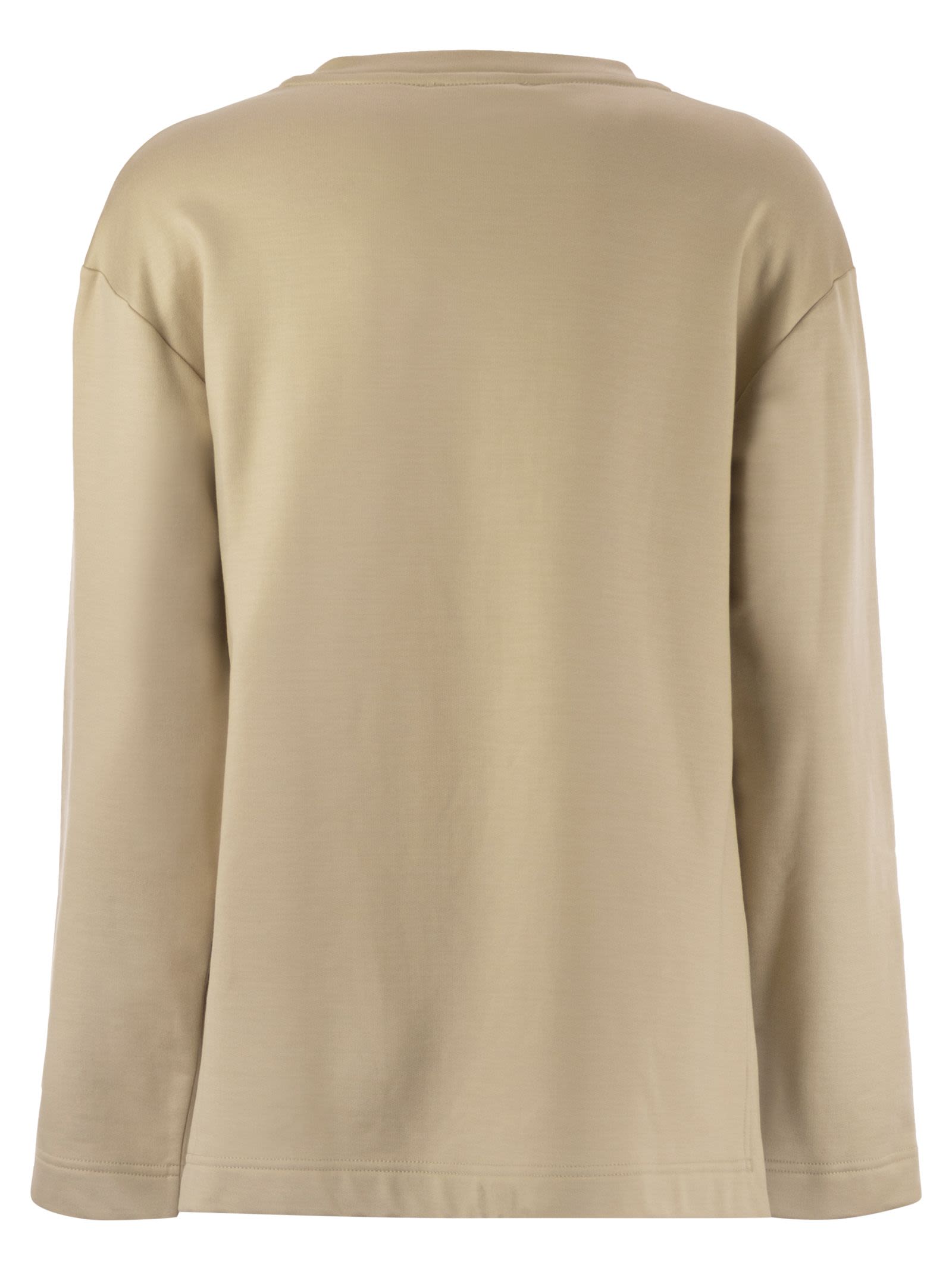 Max Mara Women Berma - Silk And Cotton Sweatshirt Luosophy