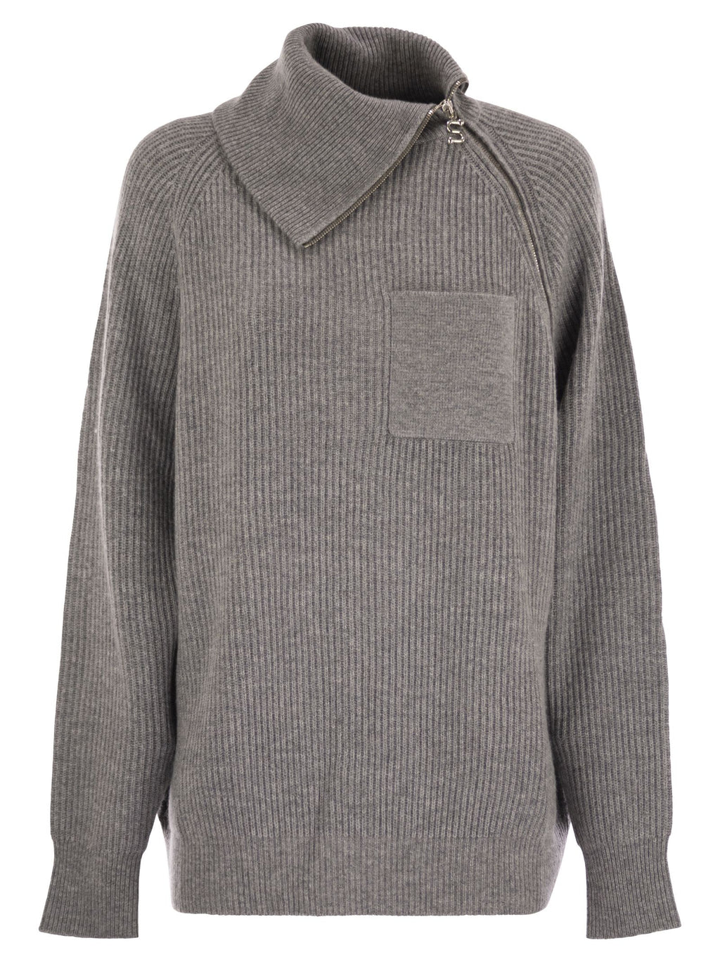 Sportmax Women Salpa - Cashmere-Blend Sweater With Zip Luosophy