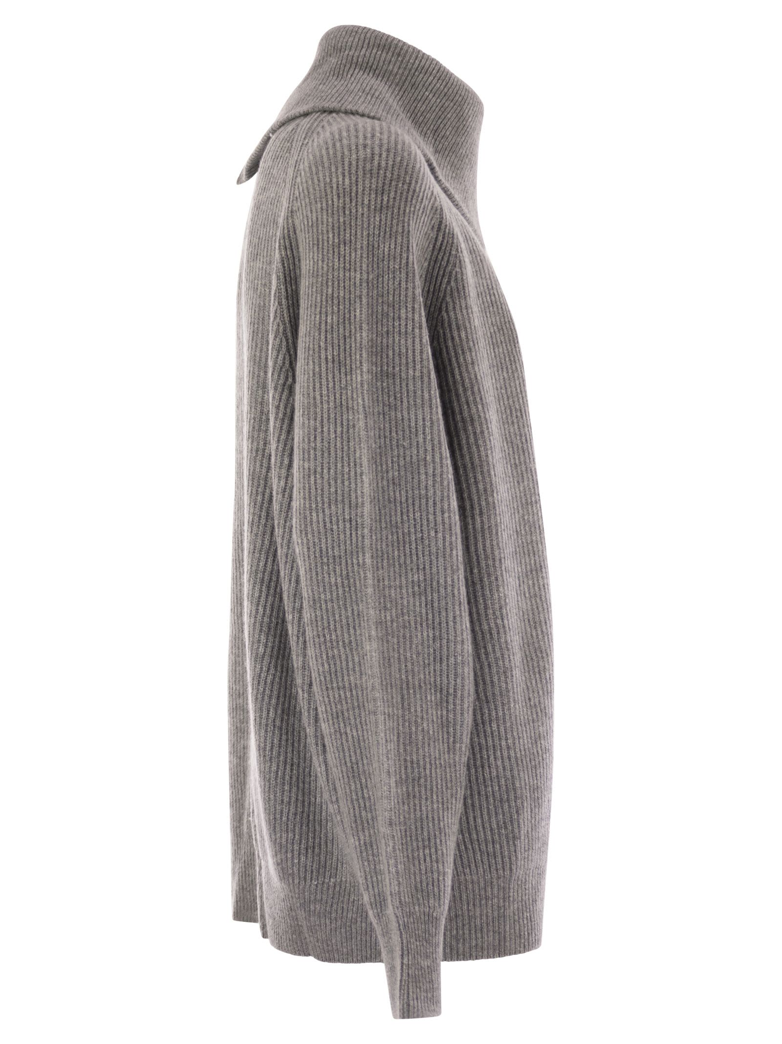 Sportmax Women Salpa - Cashmere-Blend Sweater With Zip Luosophy
