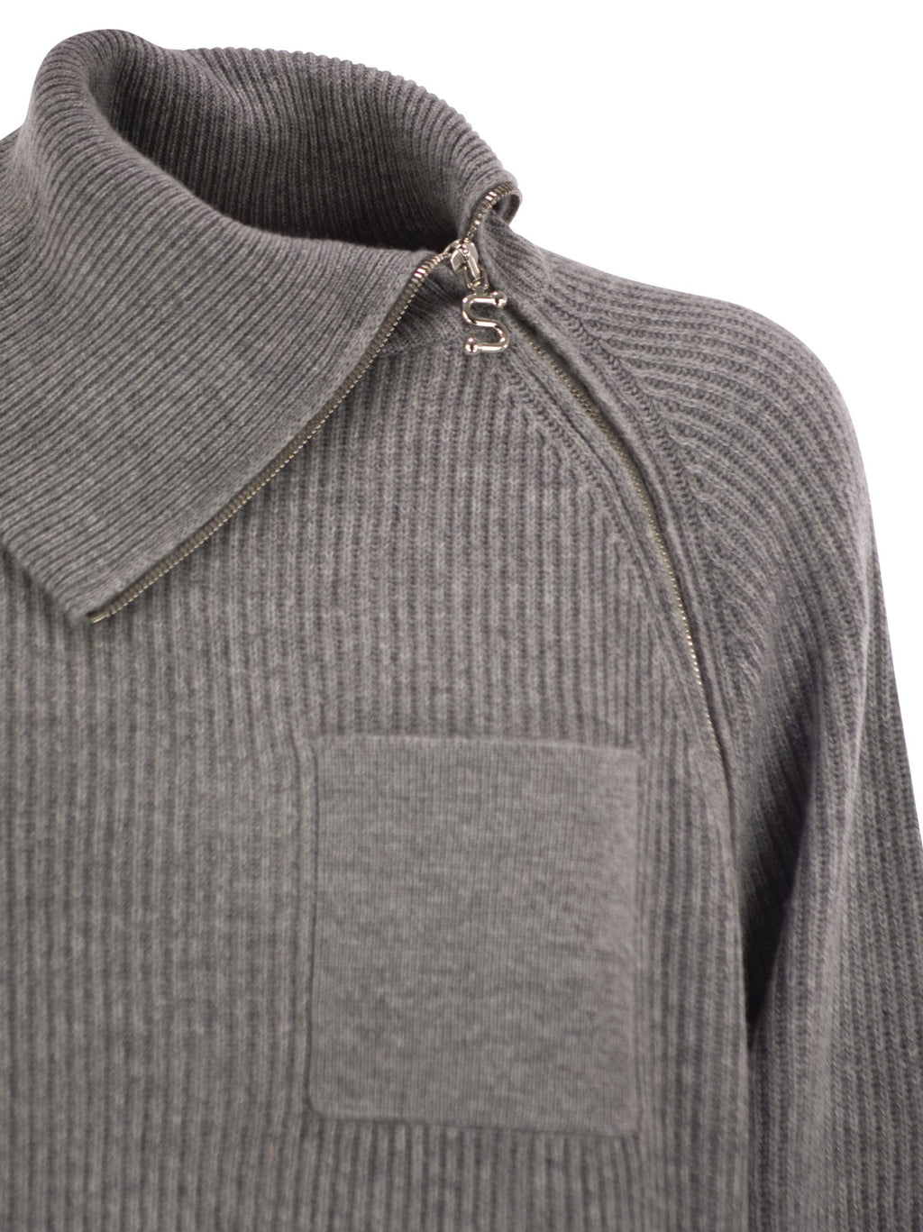 Sportmax Women Salpa - Cashmere-Blend Sweater With Zip Luosophy