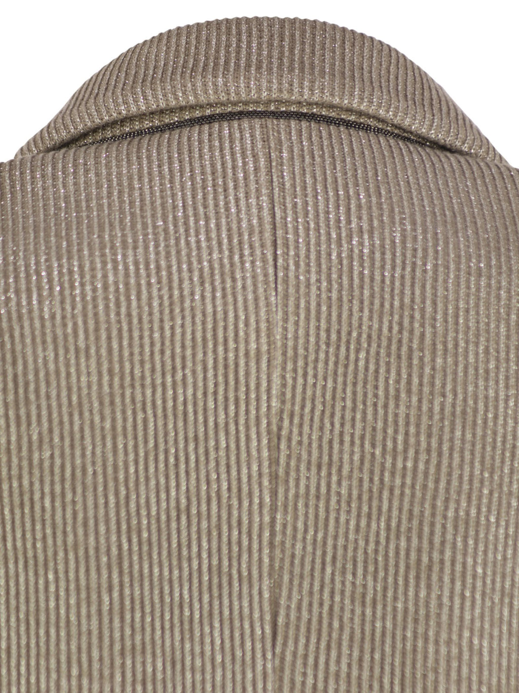 Brunello Cucinelli Women Sparkling English Rib Cotton And Viscose Knitted Jacket With Monili Luosophy