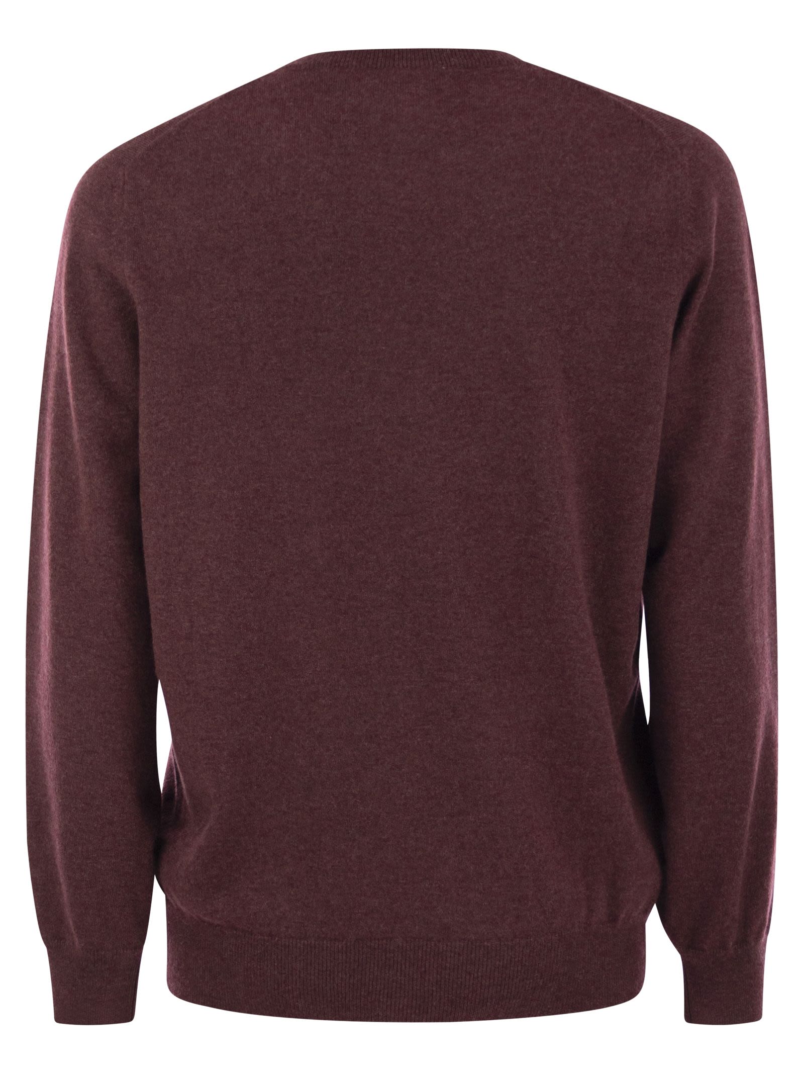 Brunello Cucinelli Men Pure Cashmere Crew-Neck Sweater Luosophy