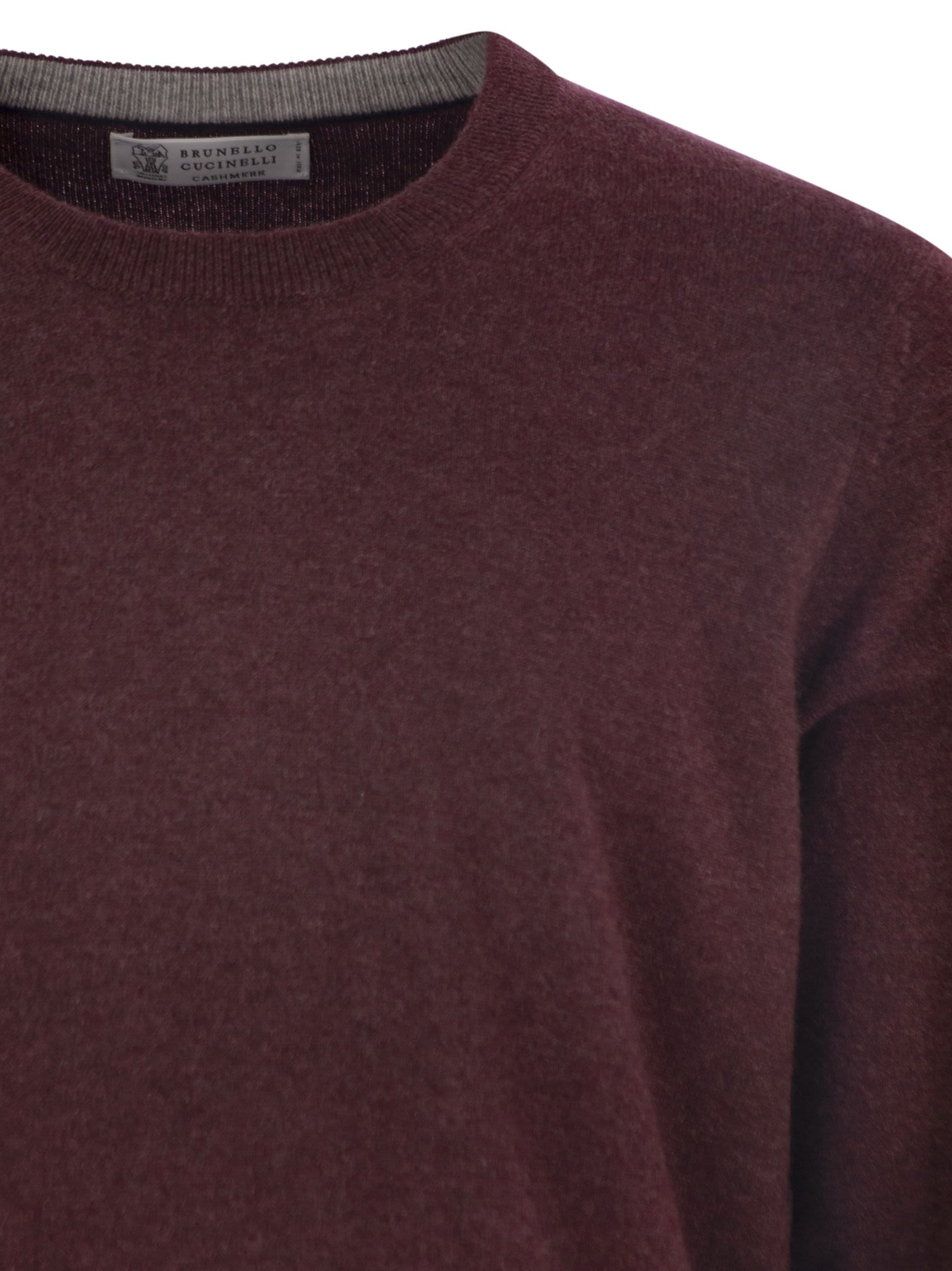 Brunello Cucinelli Men Pure Cashmere Crew-Neck Sweater Luosophy