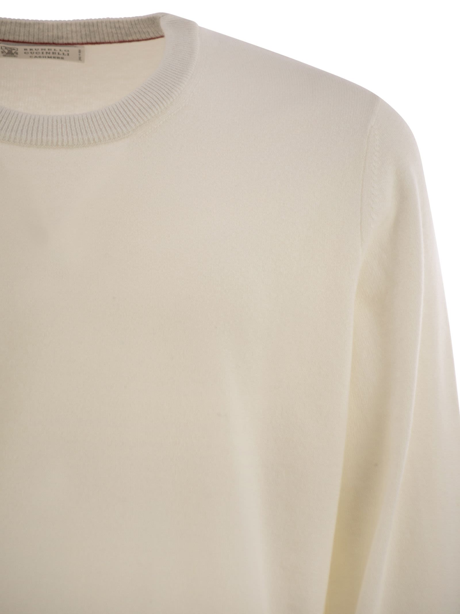 Brunello Cucinelli Men Pure Cashmere Crew-Neck Sweater Luosophy