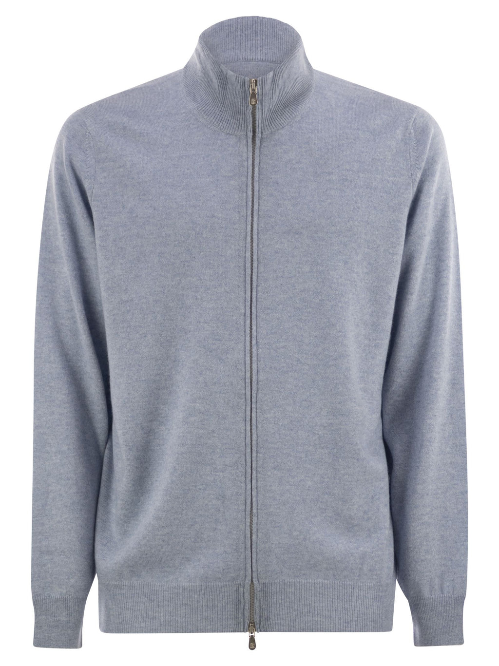 Brunello Cucinelli Men High-Necked Cashmere Cardigan With Zip Luosophy