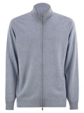 Brunello Cucinelli Men High-Necked Cashmere Cardigan With Zip Luosophy