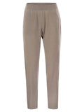 Brunello Cucinelli Women Sparkling Lightweight Cashmere And Silk Trousers Luosophy