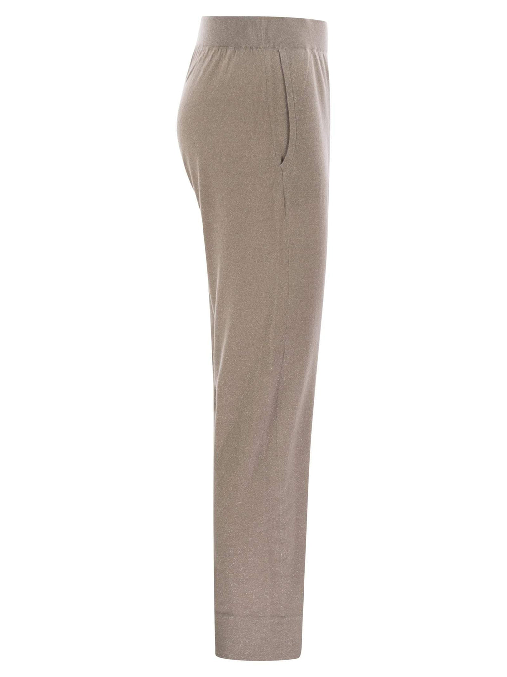 Brunello Cucinelli Women Sparkling Lightweight Cashmere And Silk Trousers Luosophy