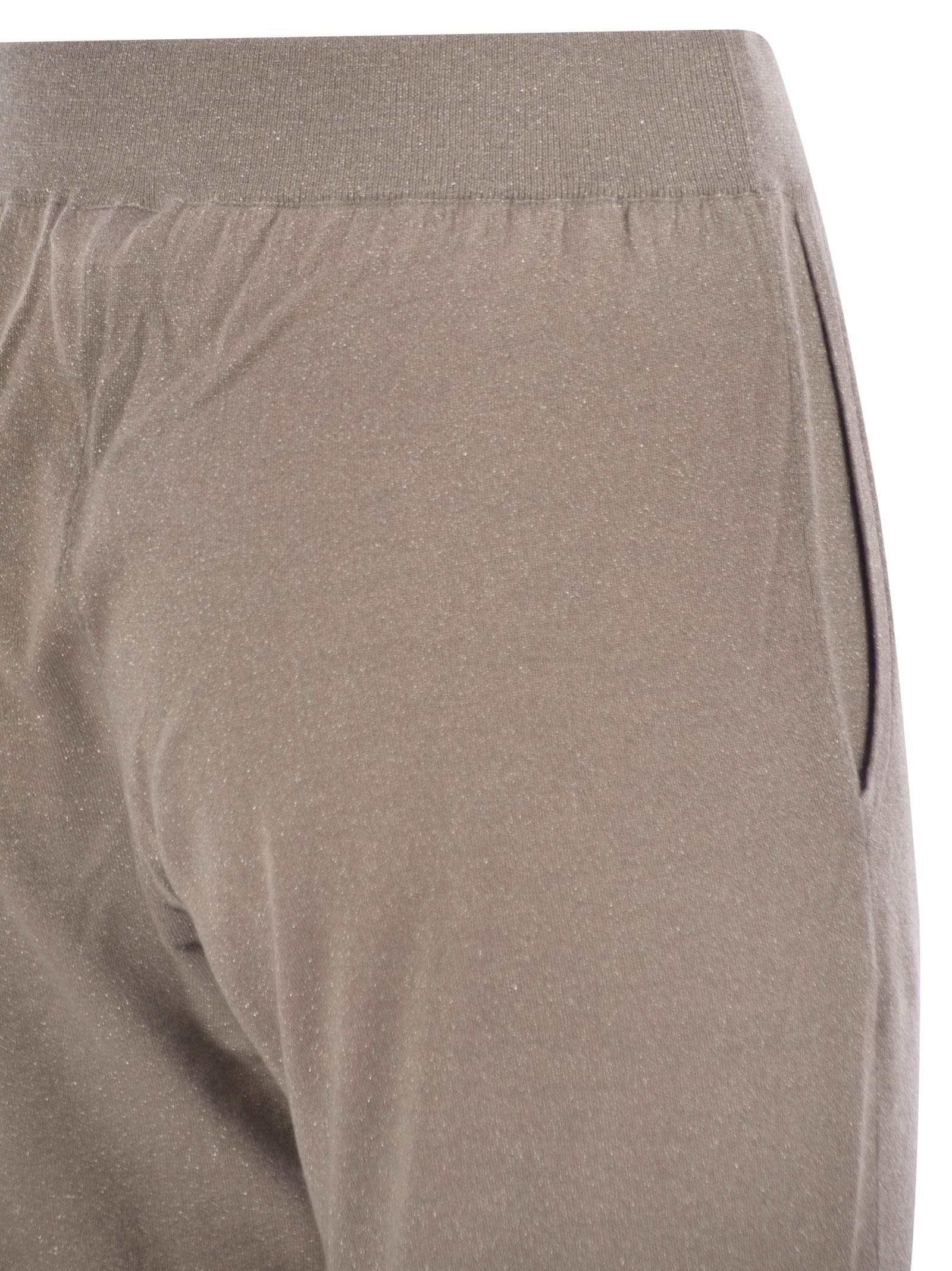 Brunello Cucinelli Women Sparkling Lightweight Cashmere And Silk Trousers Luosophy